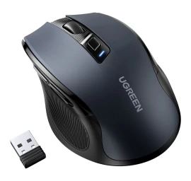 Ugreen Mu006 Belaidė Optinė Pelė Usb 2.4ghz/bluetooth 5.0 4000 Dpi - Juoda