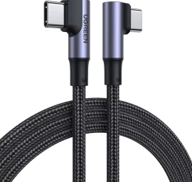 Ugreen Us335 70698 Kampinis Usb-c į Usb-c Pd Qc Fcp 100w 5a 480mbps Kabelis - Juodas, 2 M