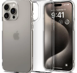 Ultra Hibridinis Dėklas iphone 15 Pro Max Permatomas