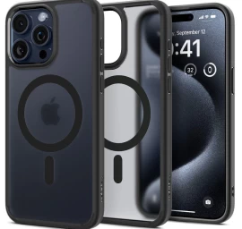 Ultra Hybrid Mag Dėklas Su Magsafe, Skirtas Iphone 15 Pro, Skaidrus-juodas