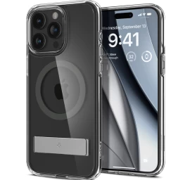 ultra Hybrid S Magsafe Dėklas Su Stovu iphone 15 Pro, Grafito Spalvos