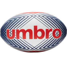 Umbro Rugby Ball 26760u R.5 White/red/navy