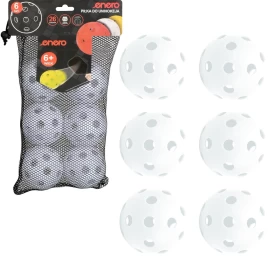 Unihoc Match Ball White Enero 6vnt.