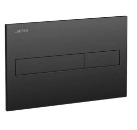 Unitazo klavišas Laufen Lis Dual Flush, juodas matinis, H8956617160001