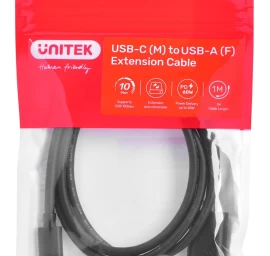 UNITEK EXTENSION CABLE USB-C-USB-A,M/F 10GBPS 60W