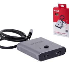 Unitek two-way Signal Switch USB-C, 2 in 1 out 4K