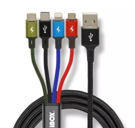 Universal 4 in 1 charging cable I-BOX USB IKUM4W1
