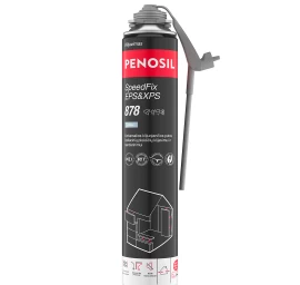 Universalios klijuojančios putos PENOSIL SpeedFix EPS&amp;XPS 878, 750ml pilka sp.