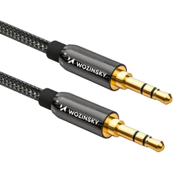 Universalus Mini Jack Aux Kabelis 2 M Juodas