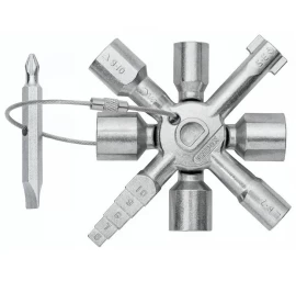 Universalus raktas elektros spintoms KNIPEX TwinKey