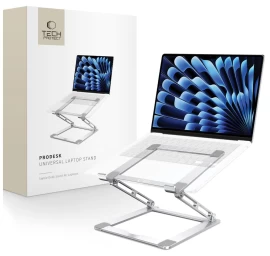 Universalus Sulankstomas Nešiojamojo Kompiuterio Stovas Iki 17'' - Sidabrinis