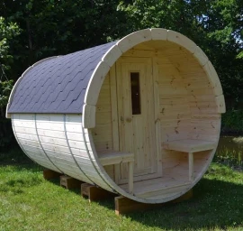 Barrel sauna