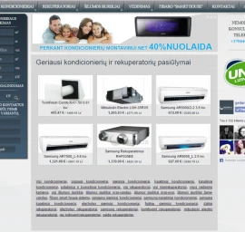 Vėdinimo ir kondicionavimo sistemų montavimo ir projektavimo darbai