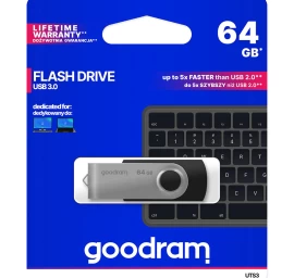 Usb 3.2 Gen 1 Uts3 64gb Flash Diskas Juodas
