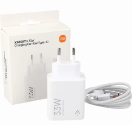 Usb-a 33 W Tinklo įkroviklis Su Usb-c Kabeliu - Baltas