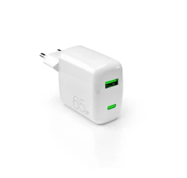 Usb-a Usb-c Gan 65 W Tinklo įkroviklis - Baltas