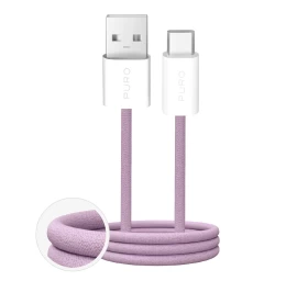 Usb-a - Usb-c Kabelis Fabrik 2.0 10w 1,5 M - Rožinis