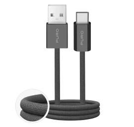 Usb-a - Usb-c Pintas Kabelis fabrik 2.0 10w 1,5 M - Tamsiai žalias
