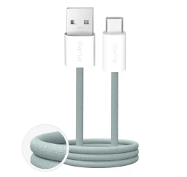 Usb-a - Usb-c Pintas Kabelis Fabrik 2.0 10w 1,5 M - žalias