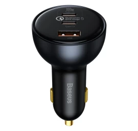 Usb-c 160w Pps Quick Charge 5 Pd Automobilinis įkroviklis Pilkos Spalvos