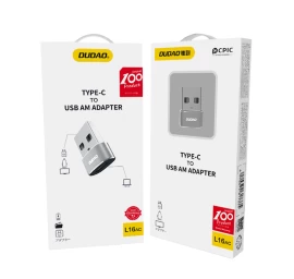 Usb-c Adapteris į Standartinę Usb Juodos Spalvos