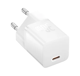 Usb-c Gan5 30 W Tinklo įkroviklis Su Usb-c 100 W 1 M Kabeliu - Baltas