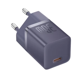 Usb-c Gan5 30 W Tinklo įkroviklis Su Usb-c 100 W 1 M Kabeliu - Violetinis