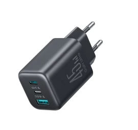 Usb-c iphone Lightning Usb-a gan Tinklo įkroviklis 45 W - Juodas