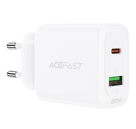 Usb-c Ir Usb 20 W Tinklo įkroviklis Pps Pd Qc 3.0 Afc Fcp Baltas