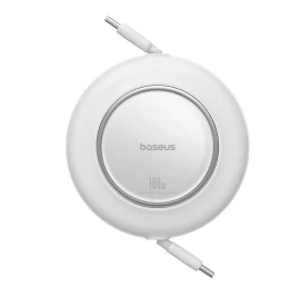 Usb-c Ištraukiamasis Kabelis 100w 2 M - Baltas
