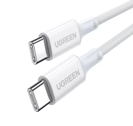 Usb-c Kabelis 100w 5a Pd 480mbps 1,5 M Baltas