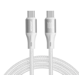 Usb-c Kabelis 100w Light-speed Series 1,2 M Baltas
