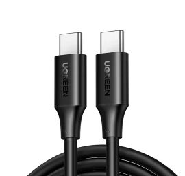 Usb-c Pd Qc 100w 5a 480mbps Kabelis 1,5 M Juodas