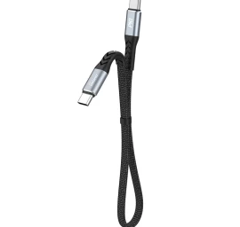Usb-c Plokščias Kabelis - Usb-c L10c Pd 100w 23cm Juodas