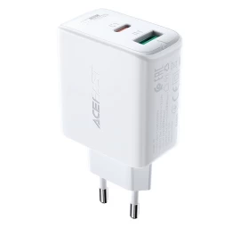 Usb-c Usb 32w Pps Pd Qc 3.0 Afc Fcp Tinklo įkroviklis, Baltas