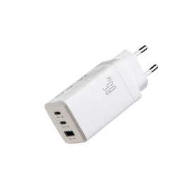 Usb-c Usb-a Gan 65 W Tinklo įkroviklis Su 100 W Usb-c 1,2 M Kabeliu - Baltas