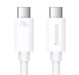 Usb-c - Usb-c 240w Pd 8k 60hz 40gb/s Kabelis 1m Baltas