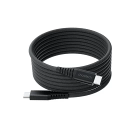 Usb-c-usb-c Kabelis Su Magnetiniu Organizatoriumi Pd 3.1 240w 1,8 M - Juodas