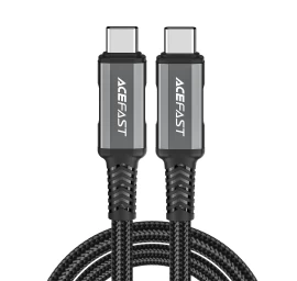 Usb-c Usb4 Pd3.1 5a Duomenų Ir Vaizdo Kabelis 4k 1 M - Pilkas/juodas