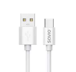 USB cable 2 m USB 2.0, USB A - USB C White SAVIO CL-168