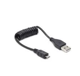 USB Cable AM-Micro 2.0   20-60cm (coiled)