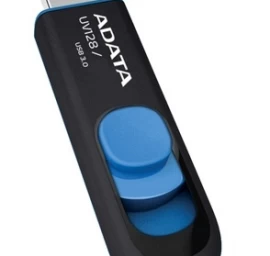 USB flash drive ADATA UV128 AUV128-32G-RBE (32GB; USB 3.0; black color)