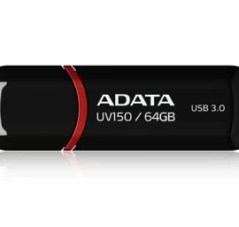 USB flash drive ADATA UV150 AUV150-64G-RBK (64GB; USB 3.0; black color)