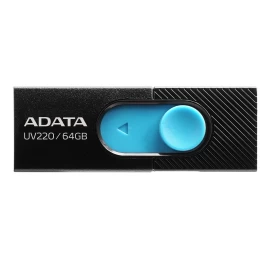 USB flash drive ADATA UV220 AUV220-64G-RBKBL (64GB; USB 2.0; black color)