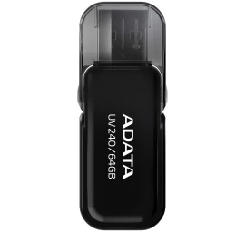 USB flash drive ADATA UV240 AUV240-64G-RBK (64GB; USB 2.0; black color)