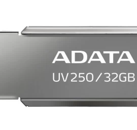 USB flash drive ADATA UV250 AUV250-32G-RBK (32GB; USB 2.0; silver color)