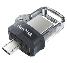 USB flash drive SanDisk SDDD3-256G-G46 (256GB; microUSB, USB 3.0; gray color)