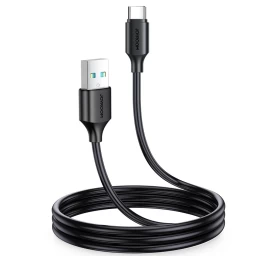 Usb įkrovimo Ir Duomenų Perdavimo Kabelis Usb - Usb Type C 3a 1m Juodas