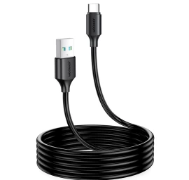 Usb įkrovimo Ir Duomenų Perdavimo Kabelis Usb - Usb Type C 3a 2m Juodas