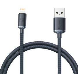 Usb Iphone Lightning Greitojo įkrovimo Ir Duomenų Perdavimo Laidas 2,4 A 1,2 M Juodas